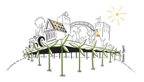 Dessin transition énergétique Dessin transition énergétique