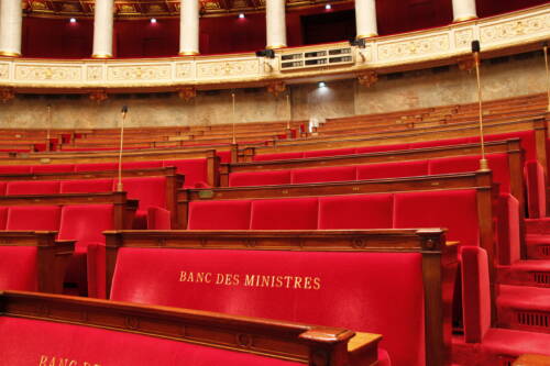 Assemblée nationale, Hémicycle du Palais Bourbon à Paris Assemblée nationale, Hémicycle du Palais Bourbon à Paris