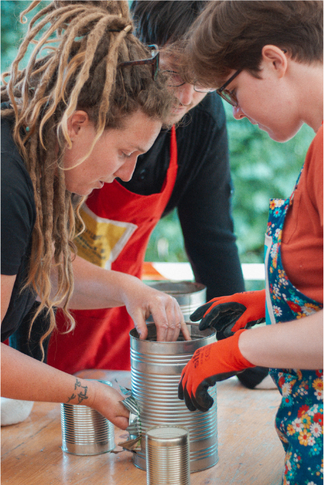 Fabrication Rocket stove de voyage - Solenn Babinot